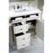 James Martin Vanities Bristol 36in Single Vanity, Bright White w/ 3 CM White Zeus Quartz Top 157-V36-BW-3WZ - alternate 4